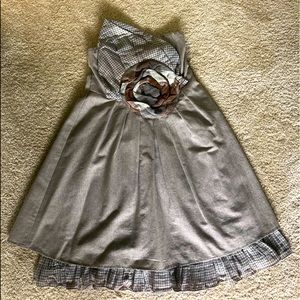 Ryu strapless fully lined linen dress